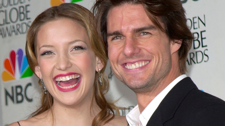 Tom Cruise Kate Hudson smiling