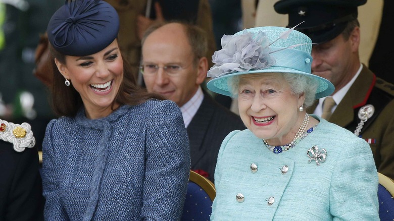 Kate Middleton and Queen Elizabeth