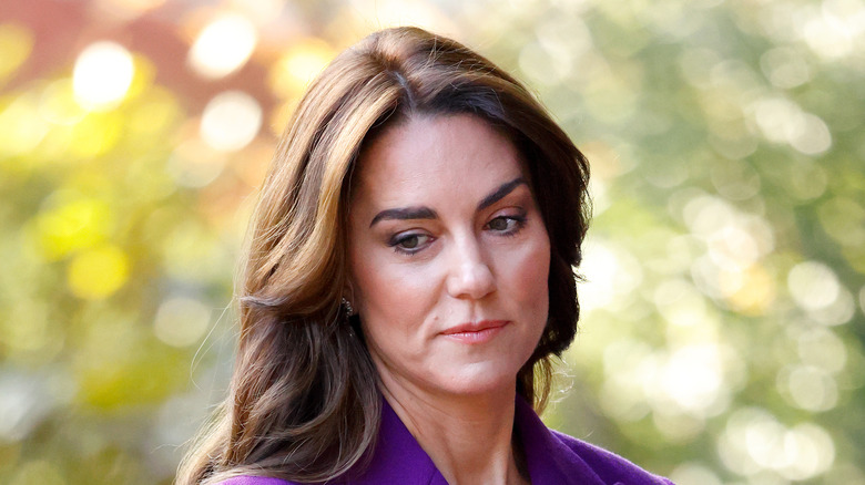 Kate Middleton not smiling