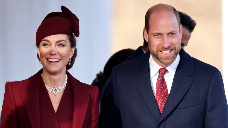 Kate Middleton and Prince William smiling