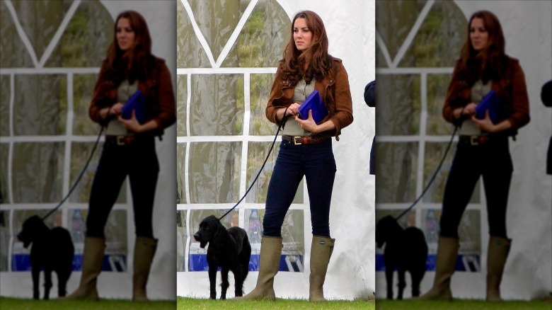 Kate Middleton with Lupo