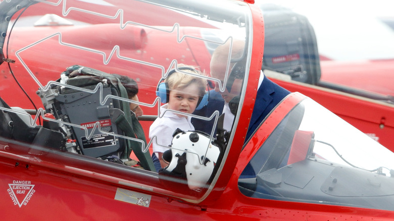 Prince George visits the Royal International Air Tattoo in 2016