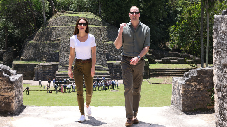 Kate Middleton and Prince William smiling