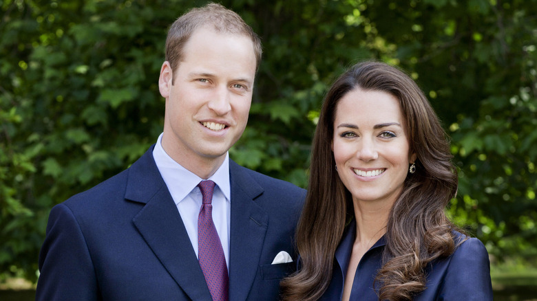 Prince William and Kate Middleton smiling