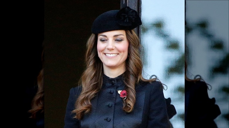 Kate Middleton with ringlets