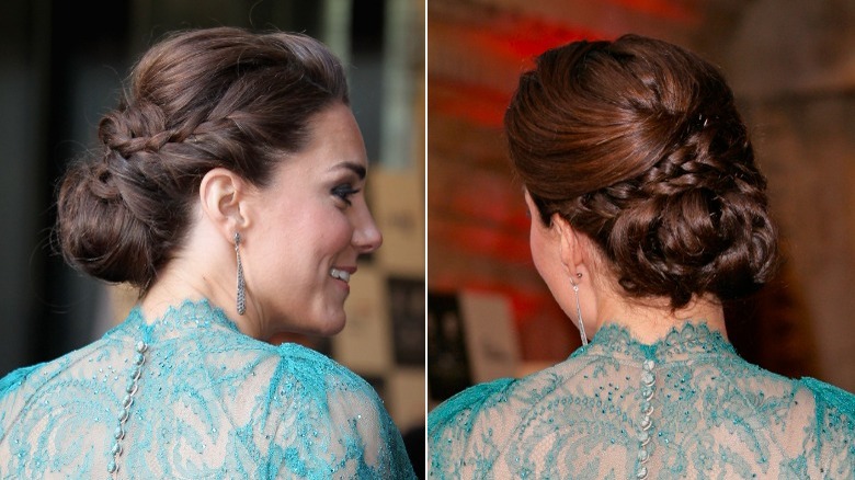 Kate Middleton with a chignon