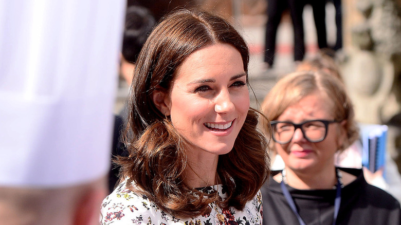 Kate Middleton with shorter hair