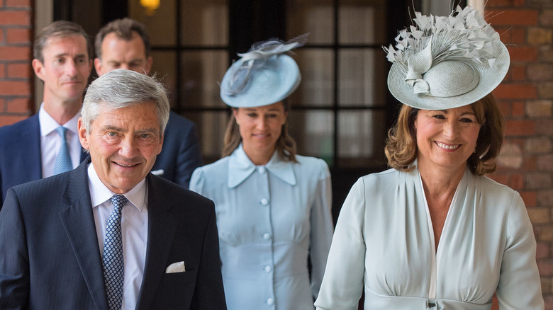 The Middleton family at an event 