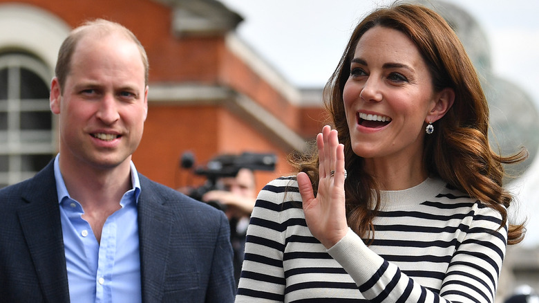 Prince William and Kate Middleton at an event  