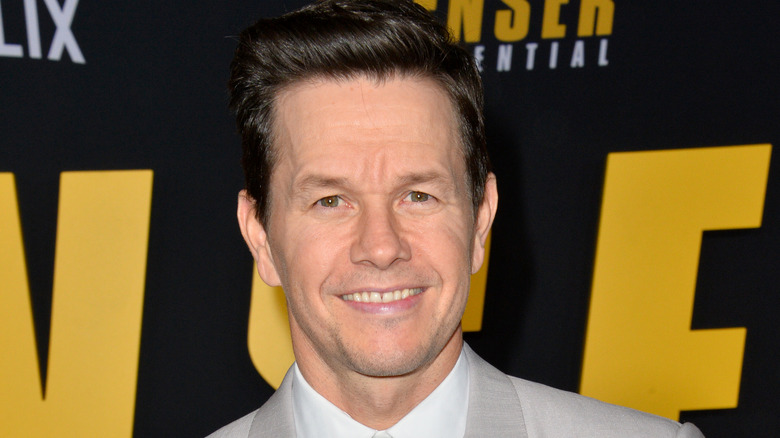 Mark Wahlberg posing at an event