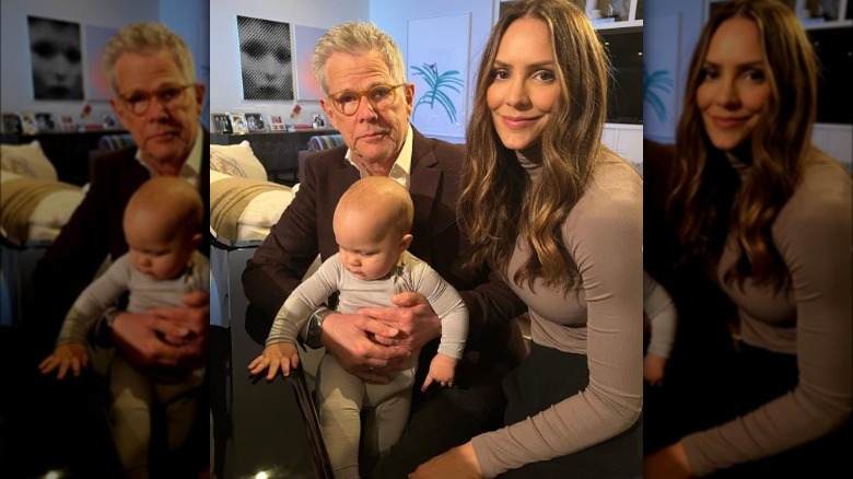 David Foster and Katharine McPhee with their son, Rennie Foster 