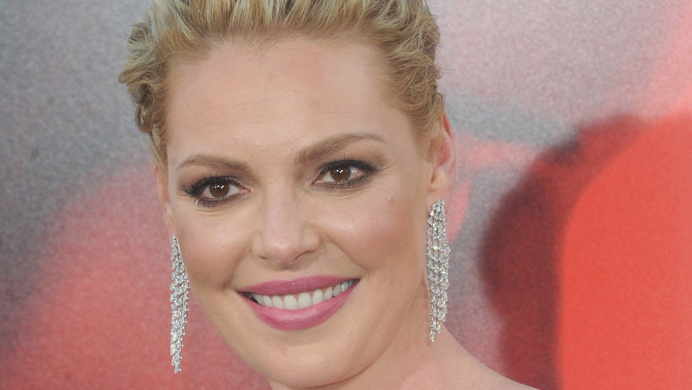 Katherine Heigl smiling on the red carpet