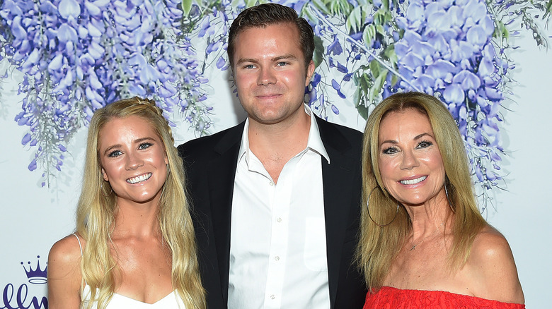 Cassidy Gifford, Cody Gifford, and Kathie Lee Gifford on the red carpet