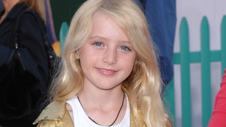 Young Kathryn Newton smiling