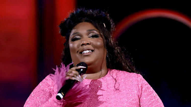 Lizzo smiles 