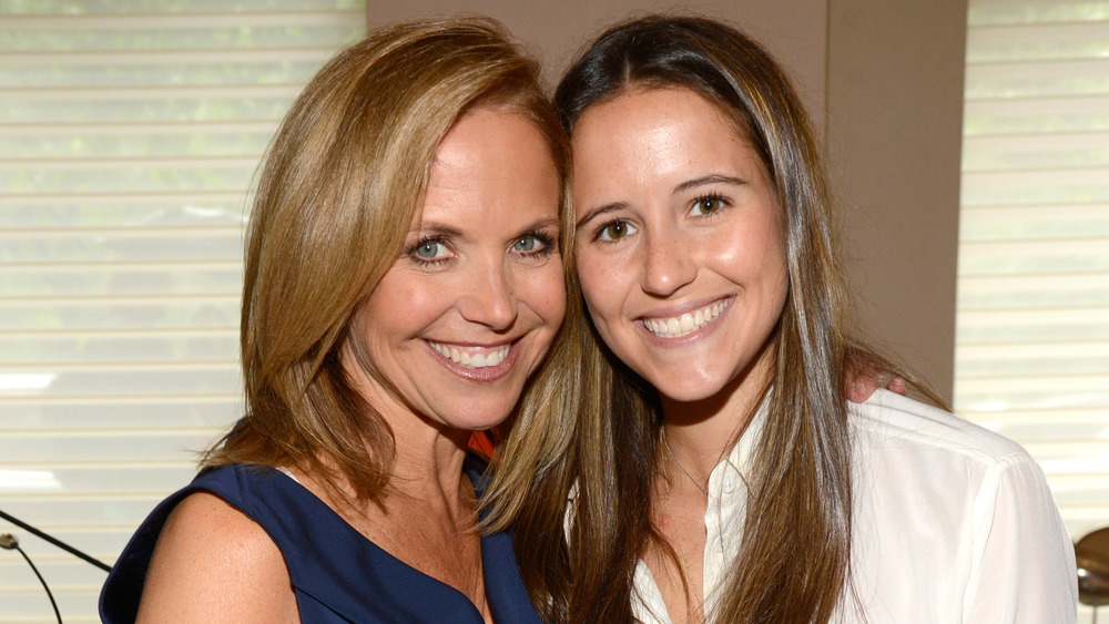 Katie Couric and Ellie Monahan smile in 2013