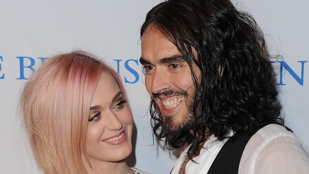 Katy Perry and Russell Brand