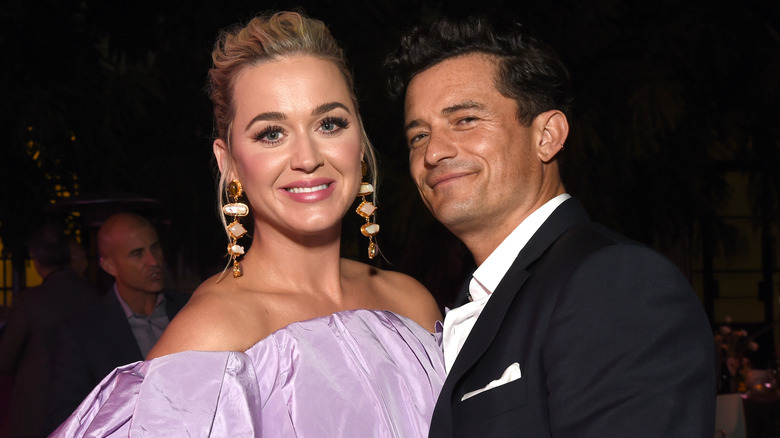 Katy Perry, Orlando Bloom smiling