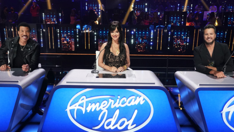 Lionel Richie, Katy Perry, and Luke Bryan on American Idol