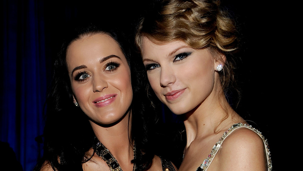 Taylor Swift and Katy Perry at awards show