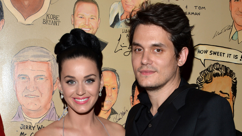 Katy Perry and John Mayer on the red carpet