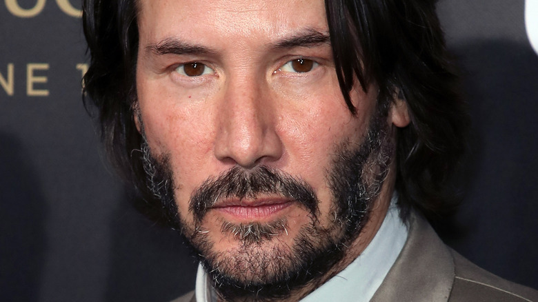 Keanu Reeves posing