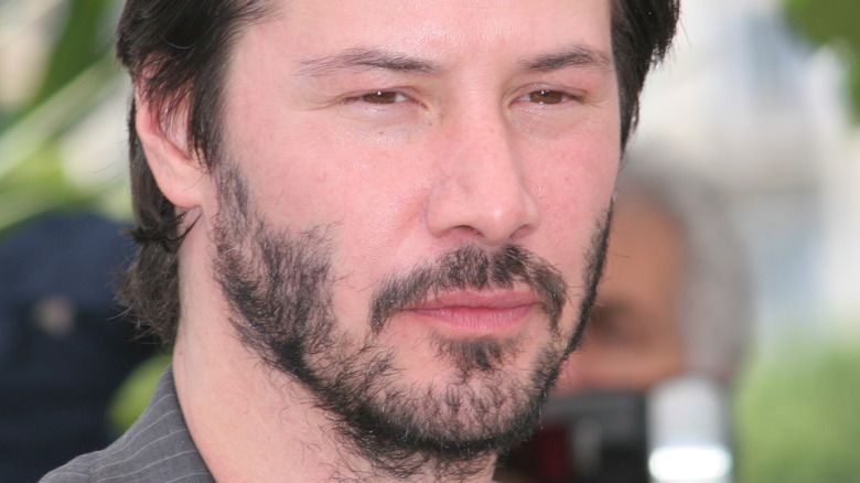 Keanu Reeves posing