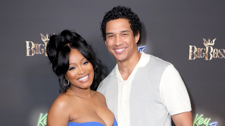 Keke Palmer and Darius Jackson smiling