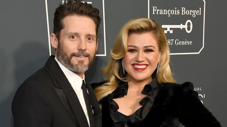 Brandon Blackstock and future ex-wife Kelly Clarkson