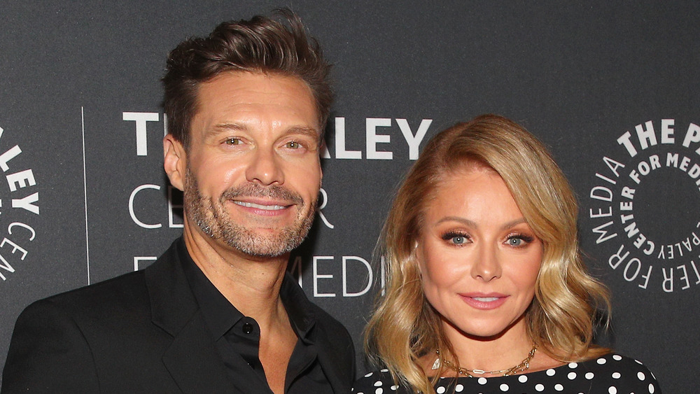 Kelly Ripa and Ryan Seacrest on the red carpet