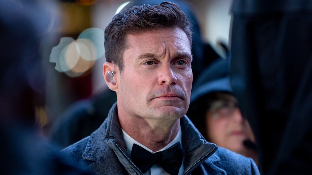 Ryan Seacrest in Times Square on New Year's Eve