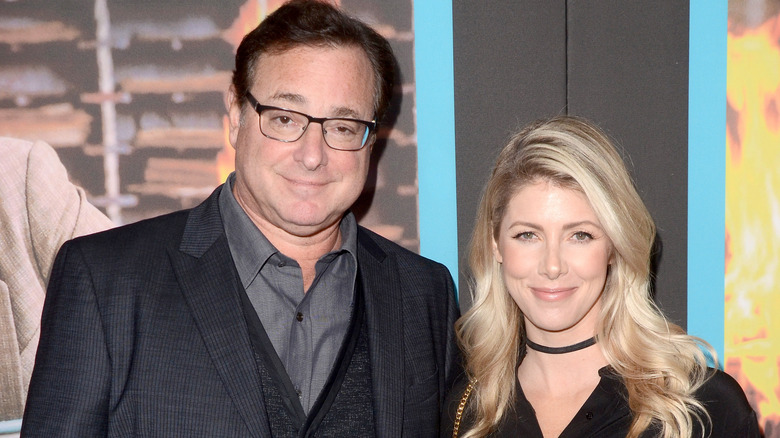 Bob Saget, Kelly Rizzo smiling