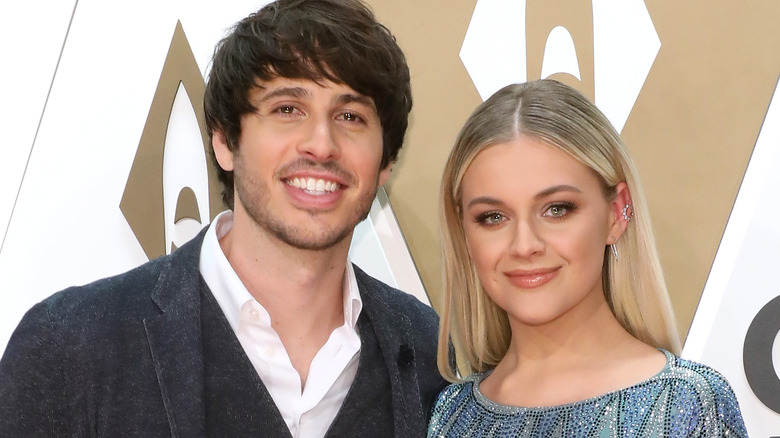 Kelsea Ballerini and Morgan Evans at CMA Awards