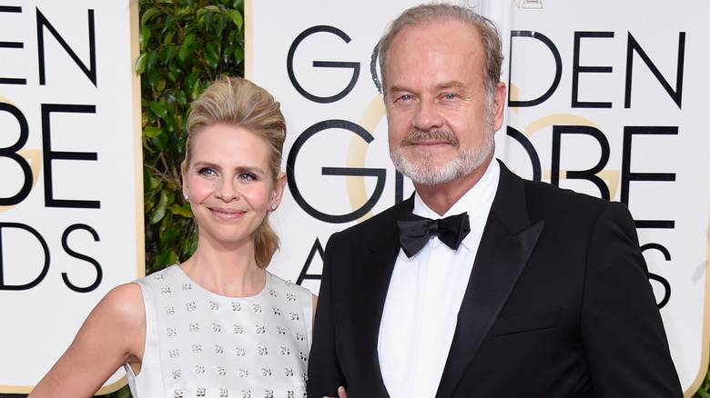 Kayte Walsh and Kelsey Grammer posing