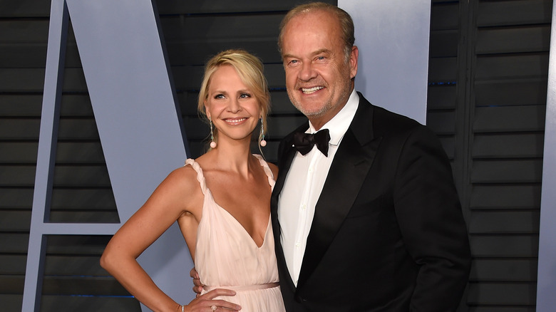 Kayte Walsh and Kelsey Grammer posing