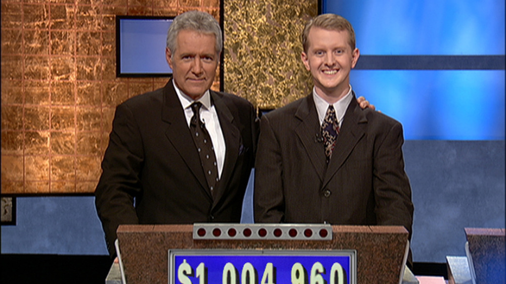 Alex Trebek, Ken Jennings on Jeopardy!