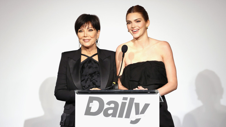 Kris Jenner with Kendall Jenner