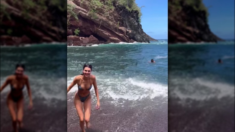 Kendall Jenner and Devin Book in the water