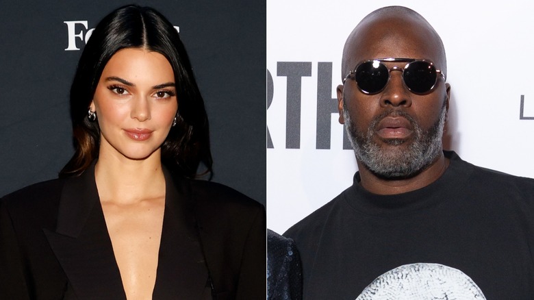 Kendall Jenner and Corey Gamble smiling