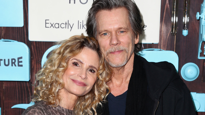 Kyra Sedgwick and Kevin Bacon pose at a 2019 event