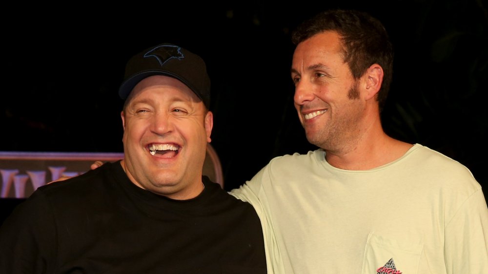 Kevin James and Adam Sandler