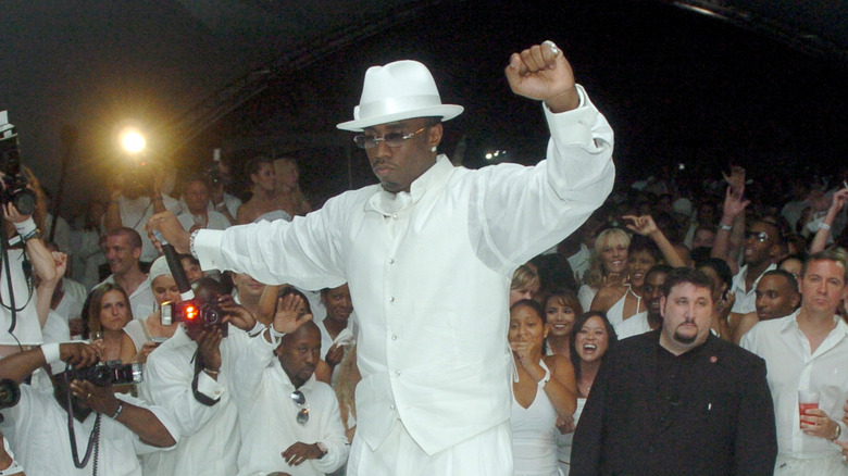 Sean Diddy Combs white party