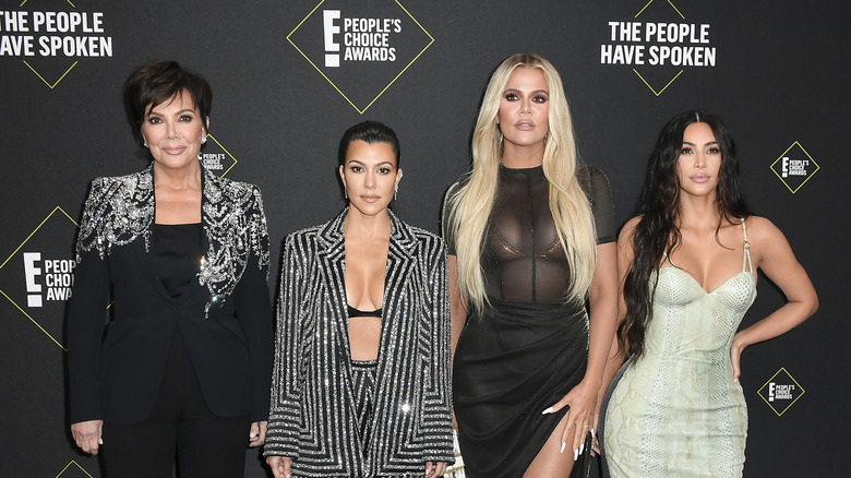 Kris, Kourtney, Khloé, and Kim Kardashian