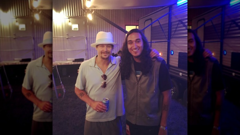 Kid Rock and Robert James Ritchie Jr. pose together