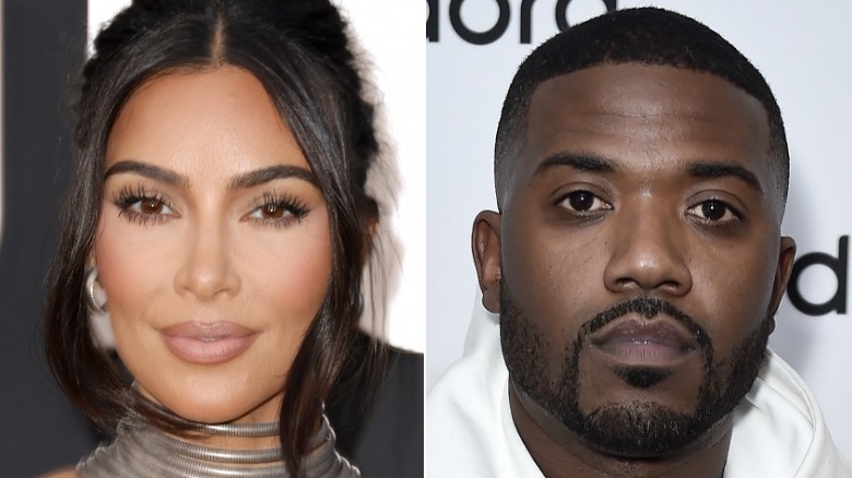 Kim Kardashian Ray J side-by-side