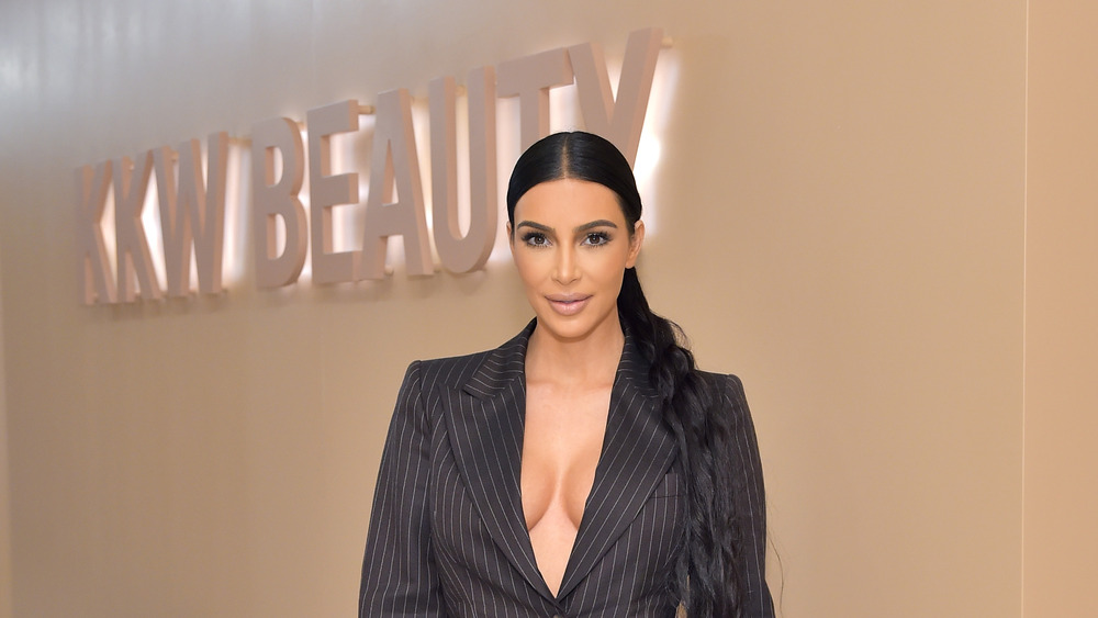 Kim Kardashian West attends the KKW Beauty Pop-Up