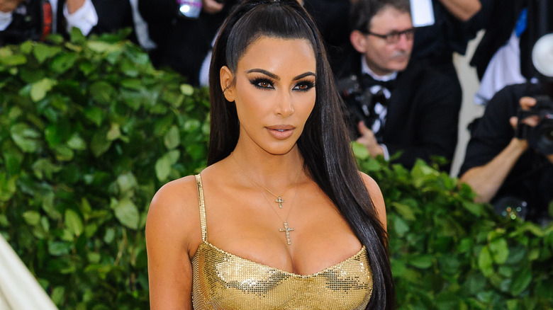 Kim Kardashian on the Met Gala red carpet