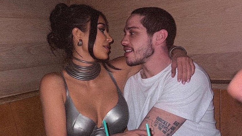 Kim Kardashian Pete Davidson PDA Instagram 