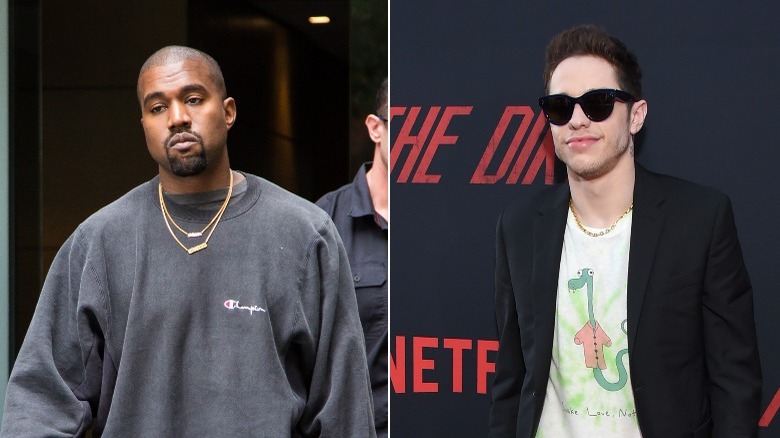 Kanye "Ye" West and Pete Davidson