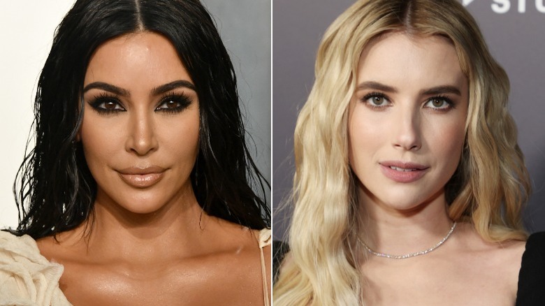 Kim Kardashian and Emma Roberts split